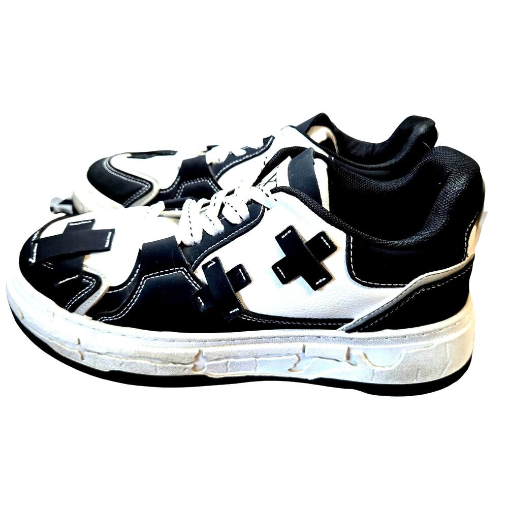 LXM 9.5 (43) Men's Tennis Shoes Athletic Sneakers white Black Causal - Picture 4 of 7